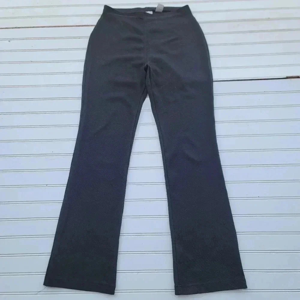 Express Tricot Women’s Pull On Stretch Flat Front Pants Sz M Short Petite Ins.29